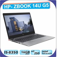 لپ تاپ استوک HP مدل ZBOOK 14U G5 با پردازنده i5 نسل 8 
